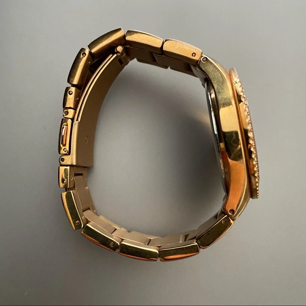 Last Chance FOSSIL Stella Stainless Steel Watch Gold Colored - Picture 5 of 10